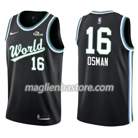 Maglia NBA Cleveland Cavaliers Cedi Osman 16 Nike 2019 Rising Star Swingman - Uomo
